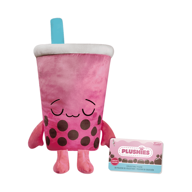 16'' Strawberry Tea Bubble Tea Mega Plush, , hi-res view 1